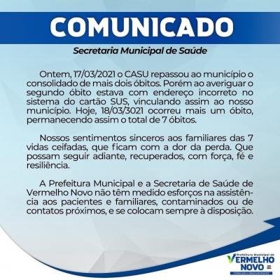 Comunicado COVID-19